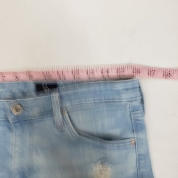 AG Adriano Goldschmied Legging Ankle Jeans Light Wash Size 30 Distressed - Picture 11 of 14